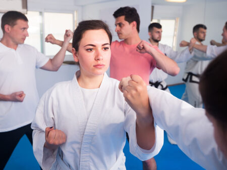 Take karate classes to learn how to defend yourself properly